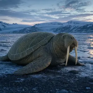 Sea turtle + Walrus
